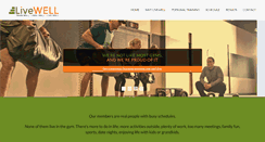 Desktop Screenshot of livewelltraining.com